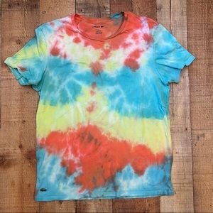 Lacoste tie dye T-shirt Sz L “Underwear”.